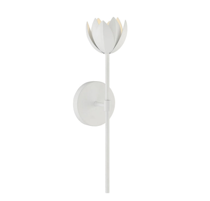 Meridian - M90081WH - One Light Wall Sconce - White