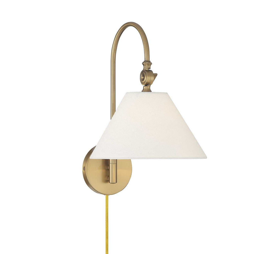 Meridian - M90085NB - One Light Wall Sconce - Natural Brass