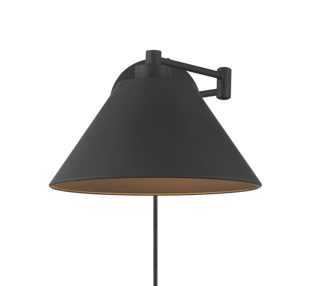 Meridian - M90086MBK - One Light Wall Sconce - Matte Black
