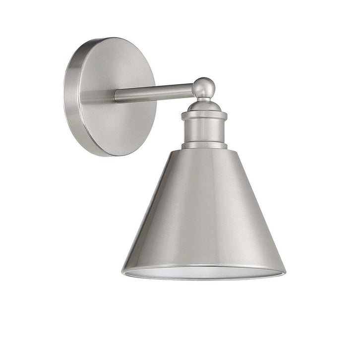 Meridian - M90087BN - One Light Wall Sconce - Brushed Nickel