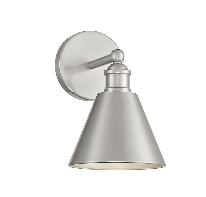Meridian - M90087BN - One Light Wall Sconce - Brushed Nickel