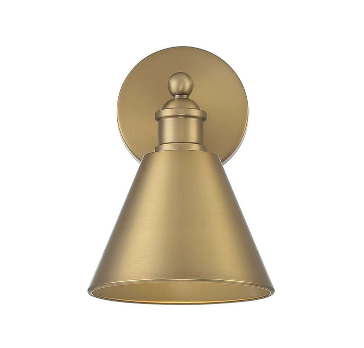 Meridian - M90087NB - One Light Wall Sconce - Natural Brass
