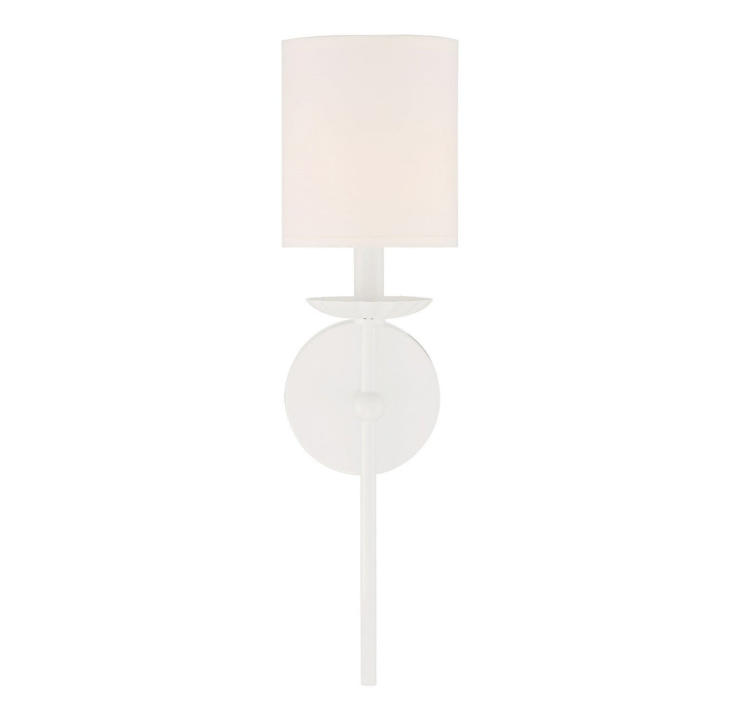 Meridian - M90079WH - One Light Wall Sconce - White
