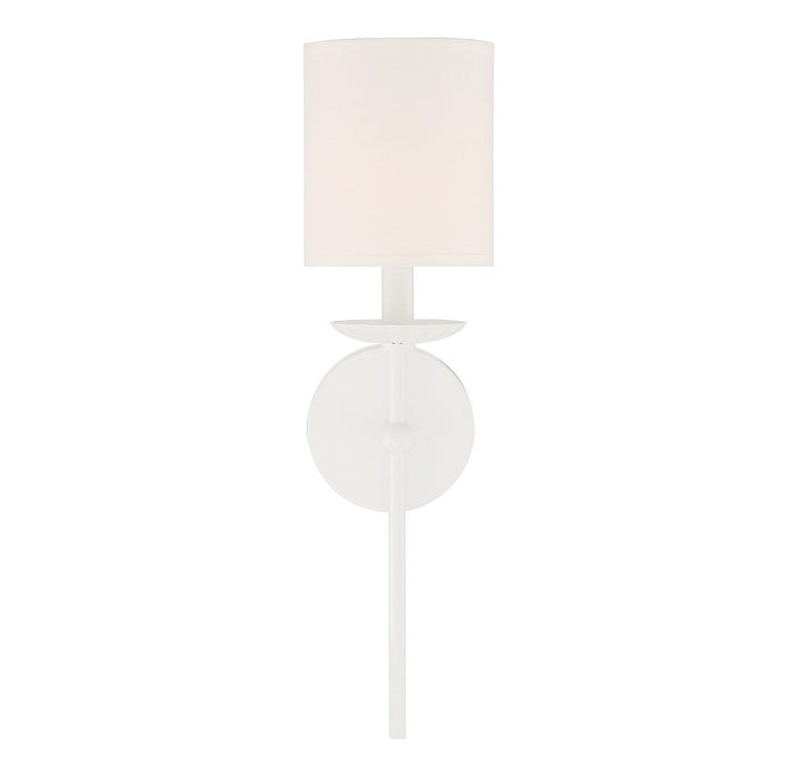 Meridian - M90079WH - One Light Wall Sconce - White
