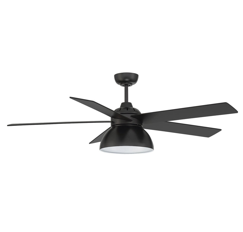 Meridian - M2014MBK - 52"Ceiling Fan - Matte Black
