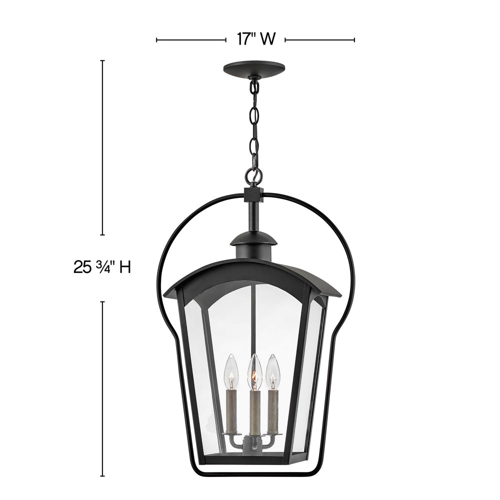 Hinkley Canada - 13302BK - LED Hanging Lantern - Yale - Black