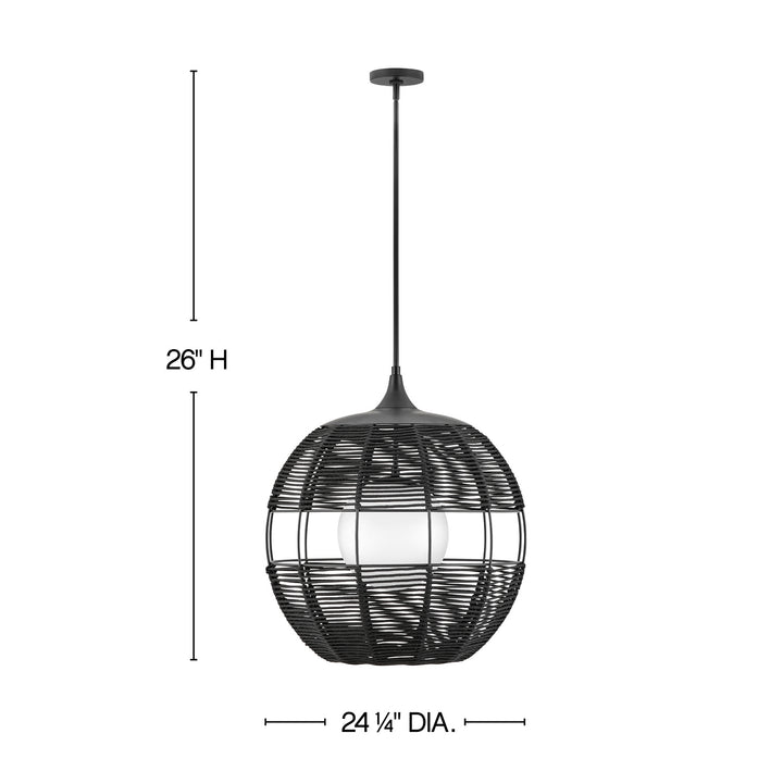 Hinkley Canada - 19675BK - LED Chandelier - Maddox - Black
