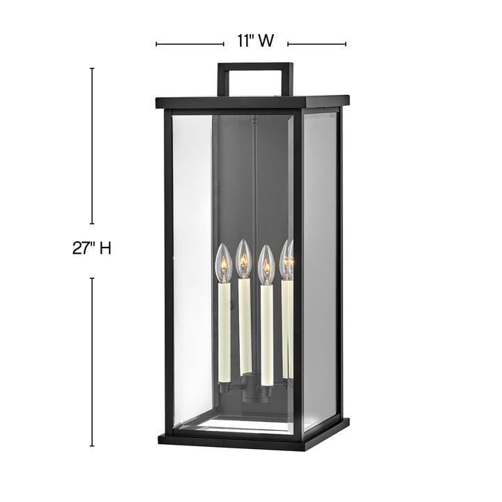 Hinkley Canada - 20018BK - LED Wall Mount - Weymouth - Black