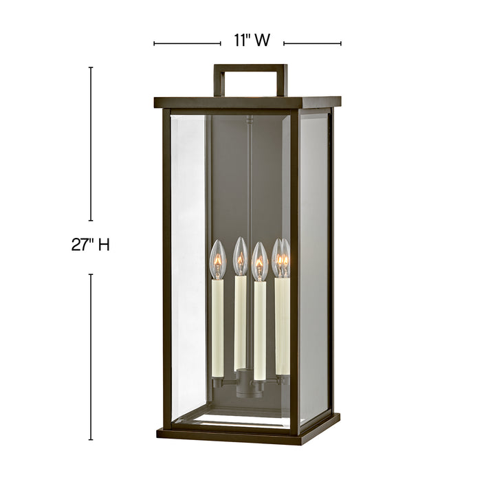 Hinkley Canada - 20018OZ - LED Wall Mount - Weymouth - Oil Rubbed Bronze