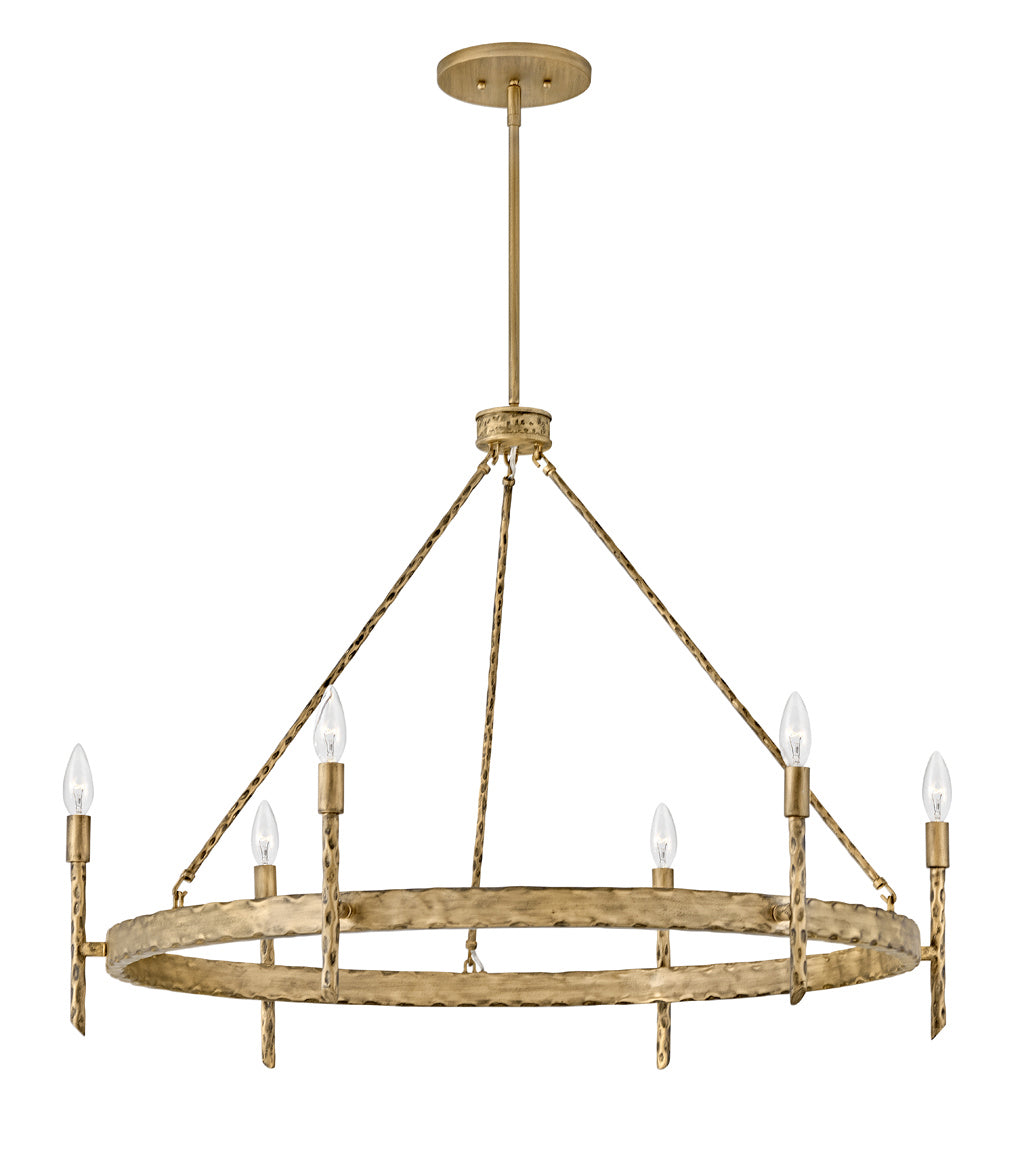 Hinkley Canada - 3678CPG - LED Chandelier - Tress - Champagne Gold