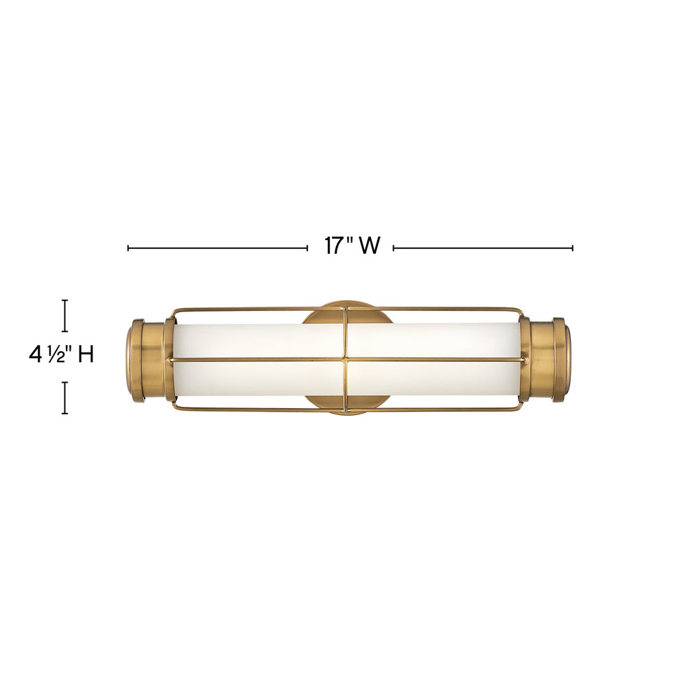 Hinkley Canada - 54300HB - LED Wall Sconce - Saylor - Heritage Brass