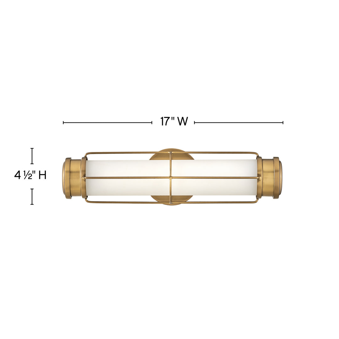 Hinkley Canada - 54300HB - LED Wall Sconce - Saylor - Heritage Brass