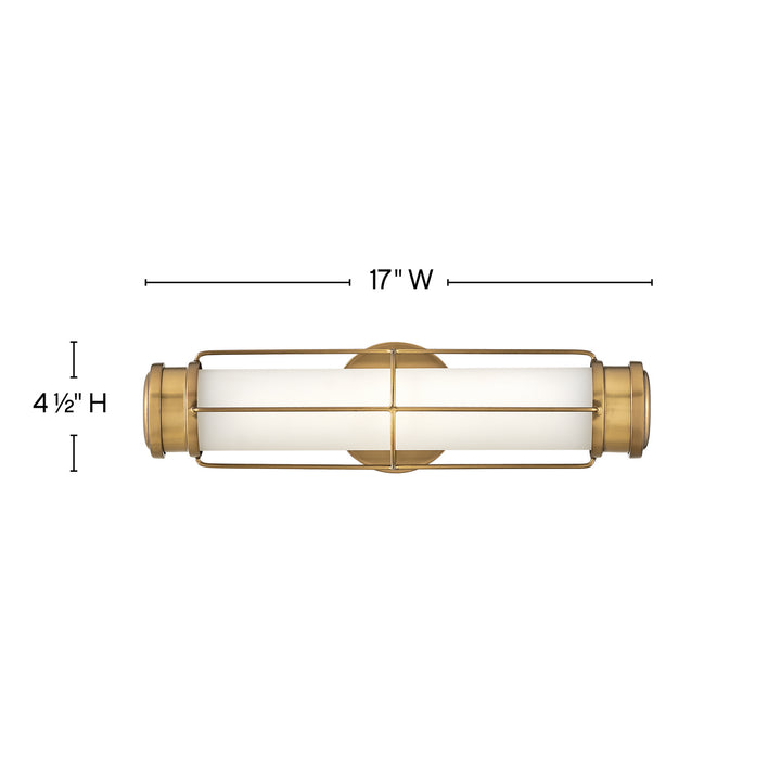 Hinkley Canada - 54300HB - LED Wall Sconce - Saylor - Heritage Brass