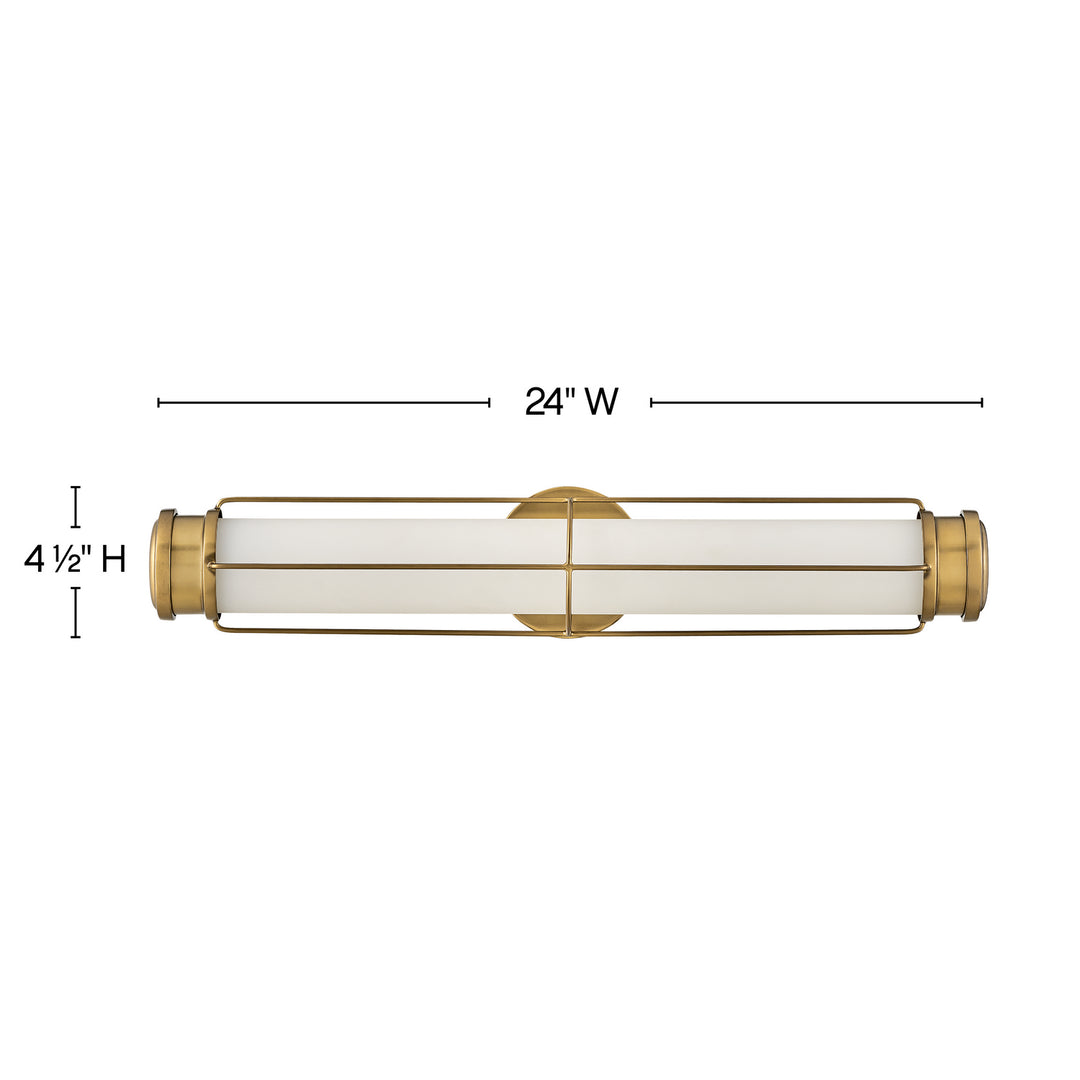 Hinkley Canada - 54302HB - LED Wall Sconce - Saylor - Heritage Brass