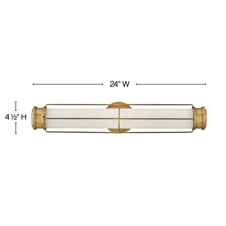 Hinkley Canada - 54302HB - LED Wall Sconce - Saylor - Heritage Brass