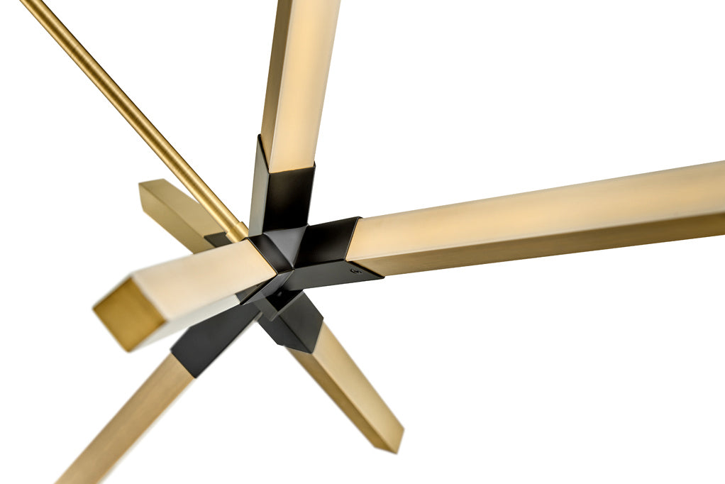 Fredrick Ramond Canada - FR30618LCB - LED Linear Pendant - Rae - Lacquered Brass