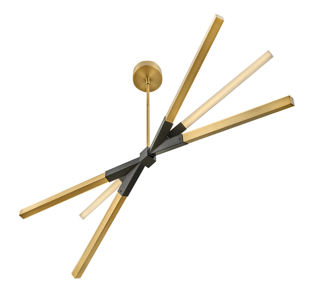 Fredrick Ramond Canada - FR30618LCB - LED Linear Pendant - Rae - Lacquered Brass