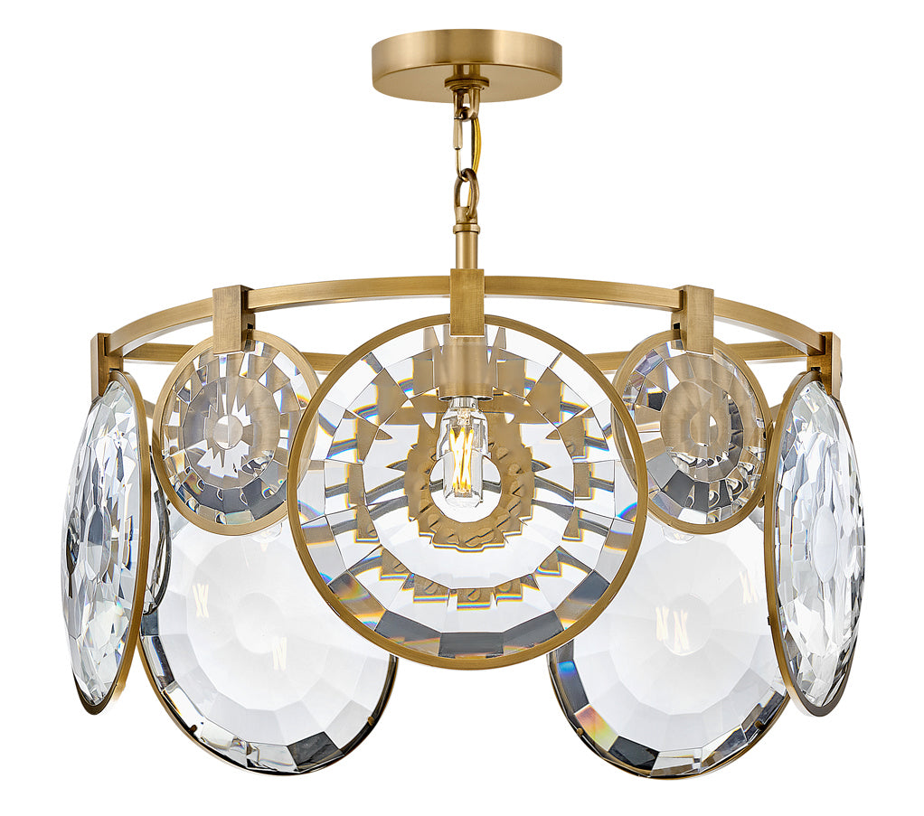 Fredrick Ramond Canada - FR31263HBR - LED Pendant - Nala - Heritage Brass