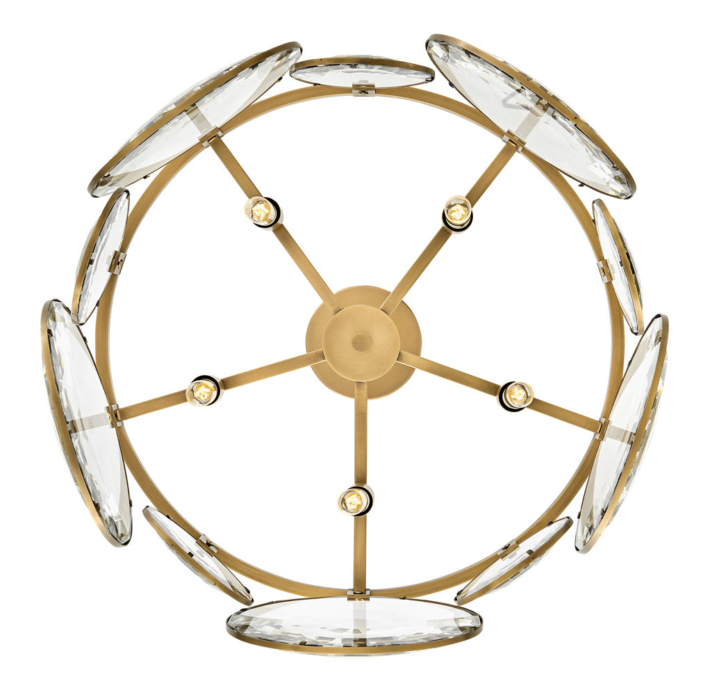 Fredrick Ramond Canada - FR31263HBR - LED Pendant - Nala - Heritage Brass