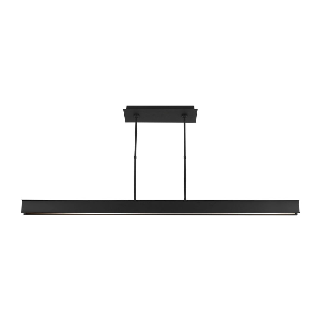 Visual Comfort Modern - 700LSIBM72B-LED927 - LED Linear Suspension - I-Beam - Nightshade Black