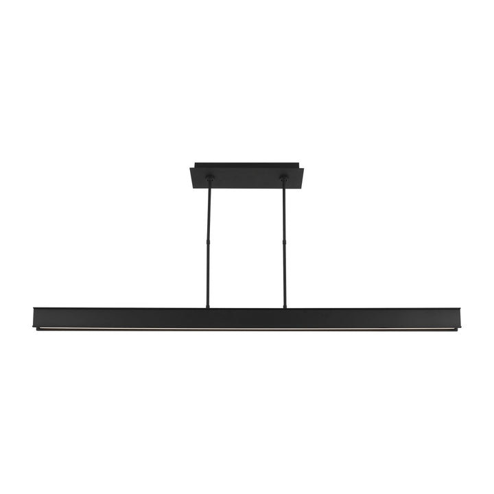 Visual Comfort Modern - 700LSIBM72B-LED927 - LED Linear Suspension - I-Beam - Nightshade Black