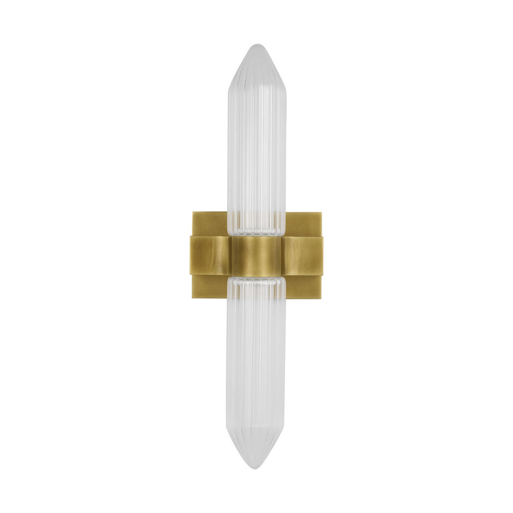 Visual Comfort Modern - 700BCLGSN23BR-LED927-277 - LED Bath Sconce - Langston - Plated Brass