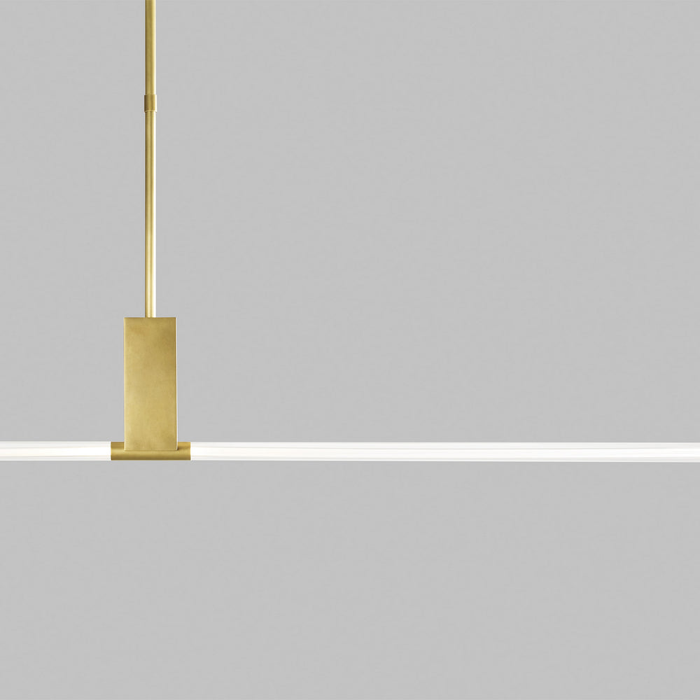 Visual Comfort Modern - 700LSPHB68NB-LED927 - LED Linear Suspension - Phobos - Natural Brass