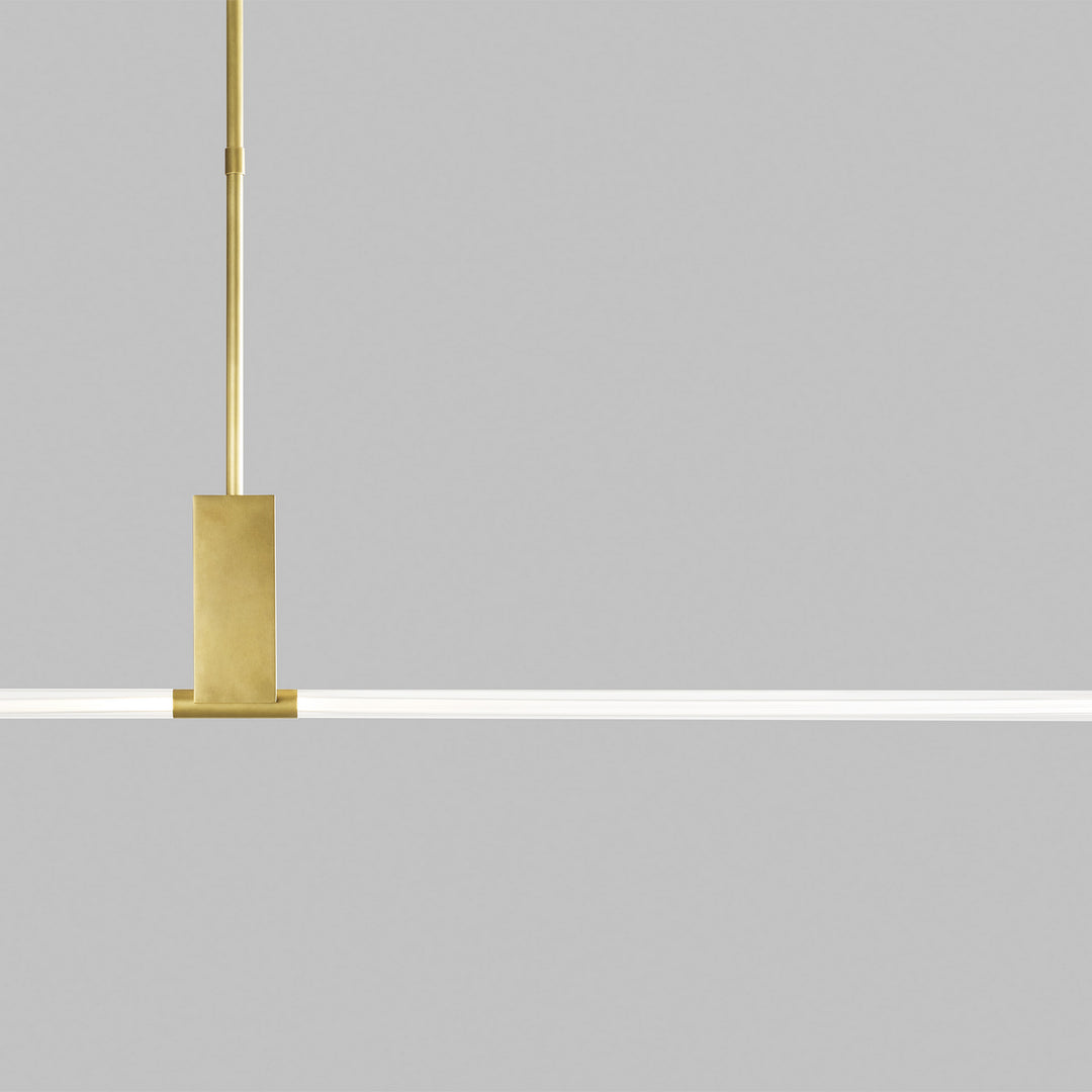Visual Comfort Modern - 700LSPHB68NB-LED927 - LED Linear Suspension - Phobos - Natural Brass