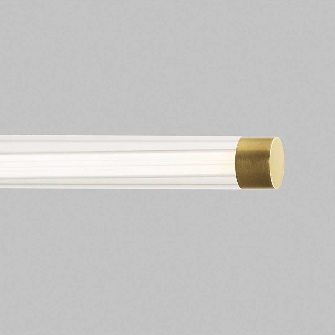 Visual Comfort Modern - 700LSPHB68NB-LED927 - LED Linear Suspension - Phobos - Natural Brass
