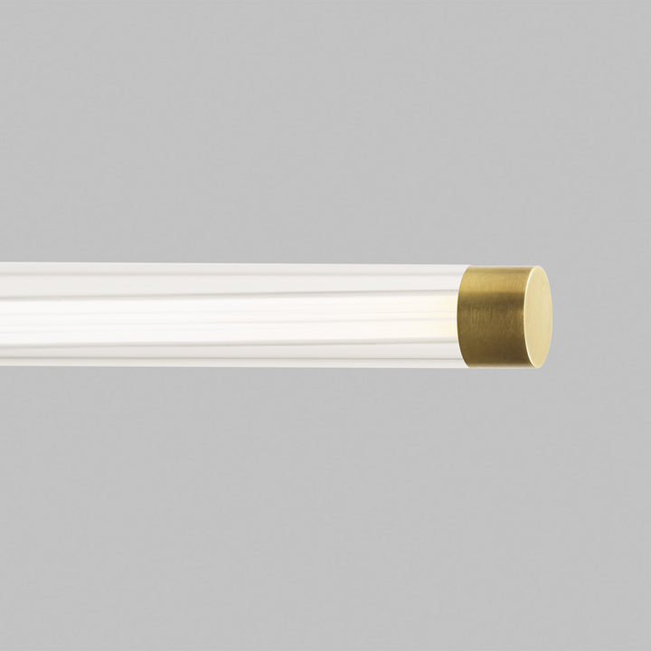 Visual Comfort Modern - 700LSPHB68NB-LED927 - LED Linear Suspension - Phobos - Natural Brass