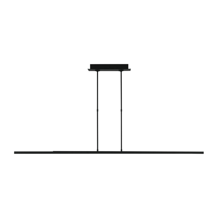 Visual Comfort Modern - 700LSSTG260B-LED927 - LED Linear Suspension - Stagger - Nightshade Black