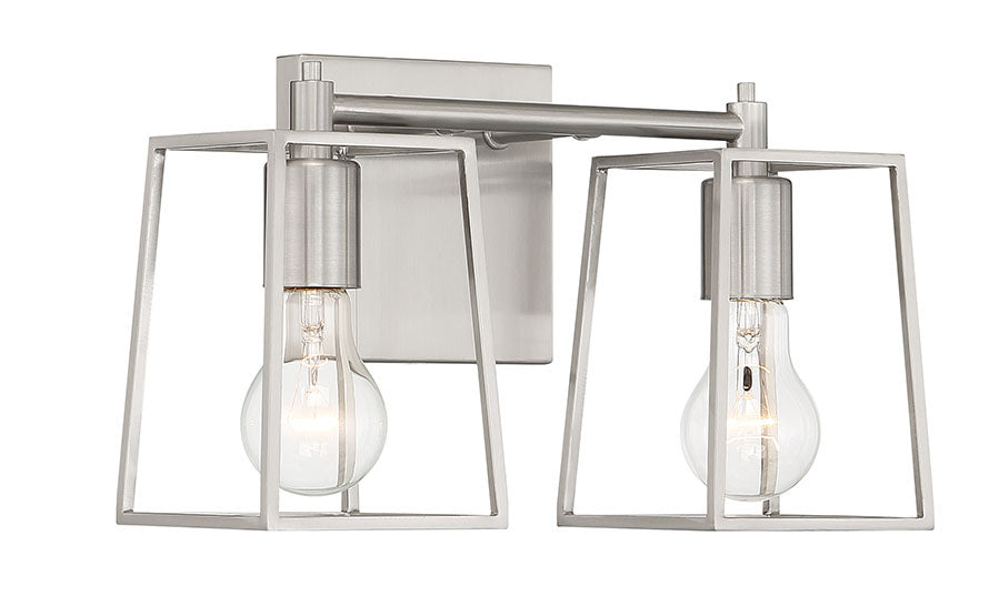 Craftmade Canada - 12113BNK2 - Two Light Vanity - Dunn - Brushed Polished Nickel