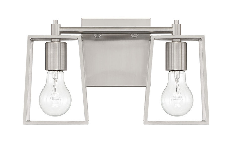 Craftmade Canada - 12113BNK2 - Two Light Vanity - Dunn - Brushed Polished Nickel