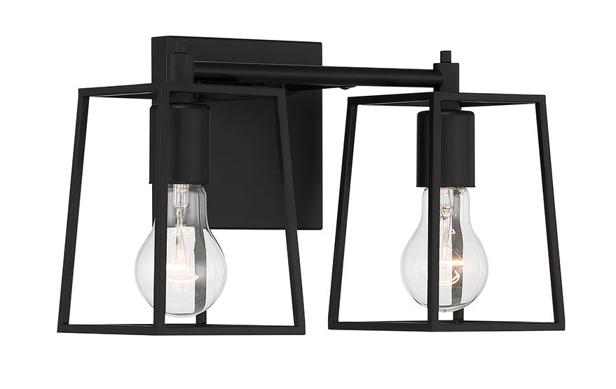 Craftmade Canada - 12113FB2 - Two Light Vanity - Dunn - Flat Black