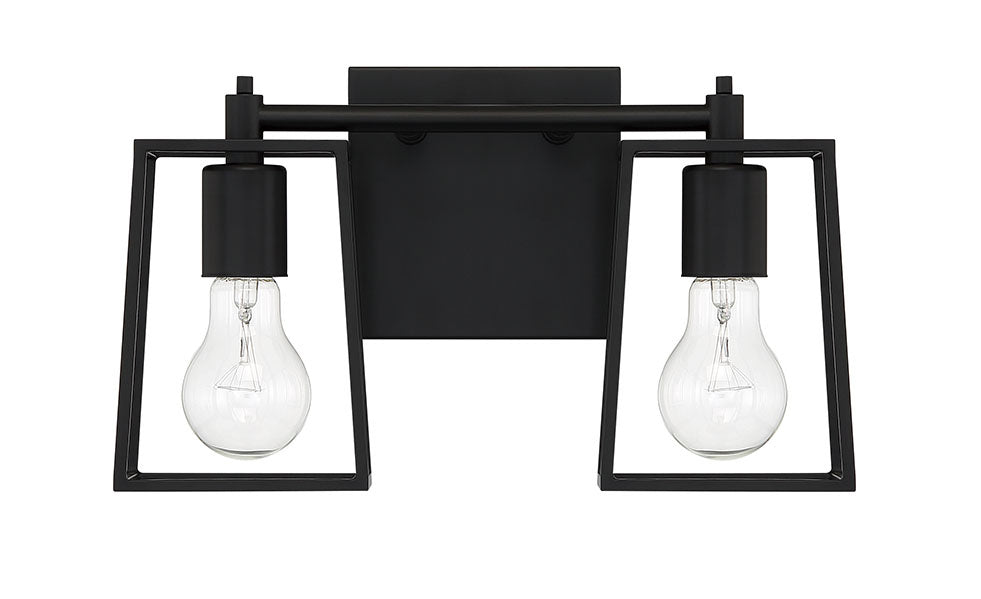 Craftmade Canada - 12113FB2 - Two Light Vanity - Dunn - Flat Black