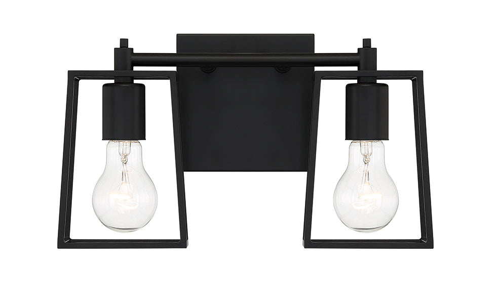 Craftmade Canada - 12113FB2 - Two Light Vanity - Dunn - Flat Black