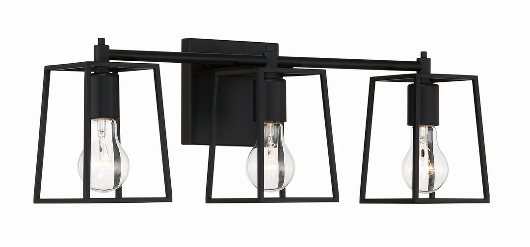 Craftmade Canada - 12123FB3 - Three Light Vanity - Dunn - Flat Black