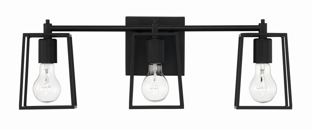 Craftmade Canada - 12123FB3 - Three Light Vanity - Dunn - Flat Black