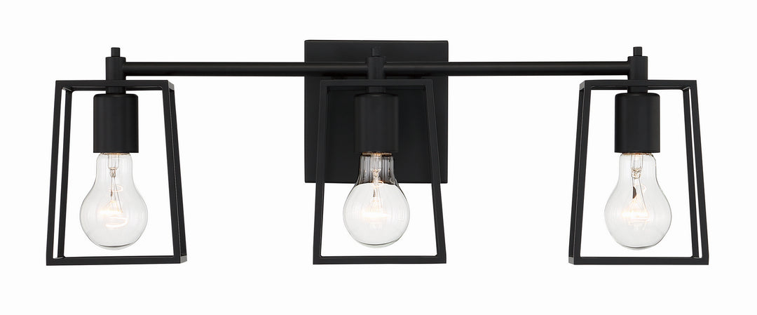 Craftmade Canada - 12123FB3 - Three Light Vanity - Dunn - Flat Black