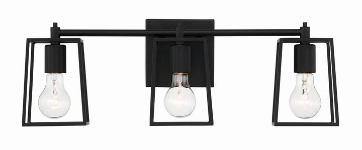 Craftmade Canada - 12123FB3 - Three Light Vanity - Dunn - Flat Black