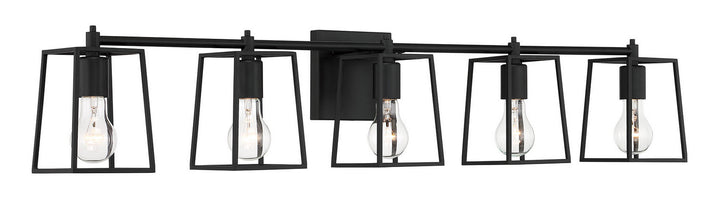 Craftmade Canada - 12141FB5 - Five Light Vanity - Dunn - Flat Black