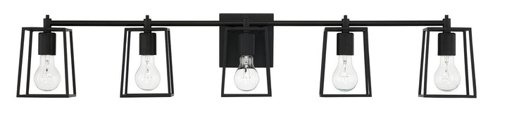 Craftmade Canada - 12141FB5 - Five Light Vanity - Dunn - Flat Black