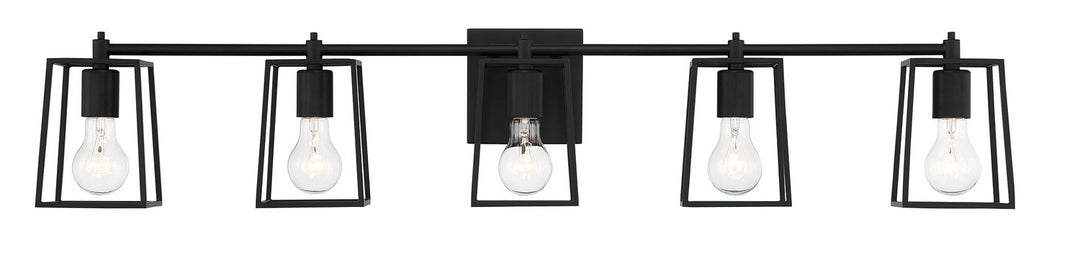 Craftmade Canada - 12141FB5 - Five Light Vanity - Dunn - Flat Black