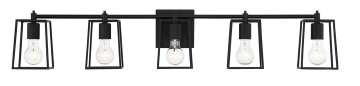 Craftmade Canada - 12141FB5 - Five Light Vanity - Dunn - Flat Black