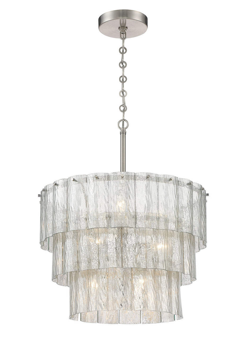 Craftmade Canada - 48694-BNK - Nine Light Pendant - Museo - Brushed Polished Nickel