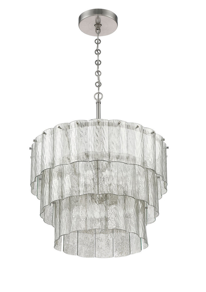 Craftmade Canada - 48694-BNK - Nine Light Pendant - Museo - Brushed Polished Nickel