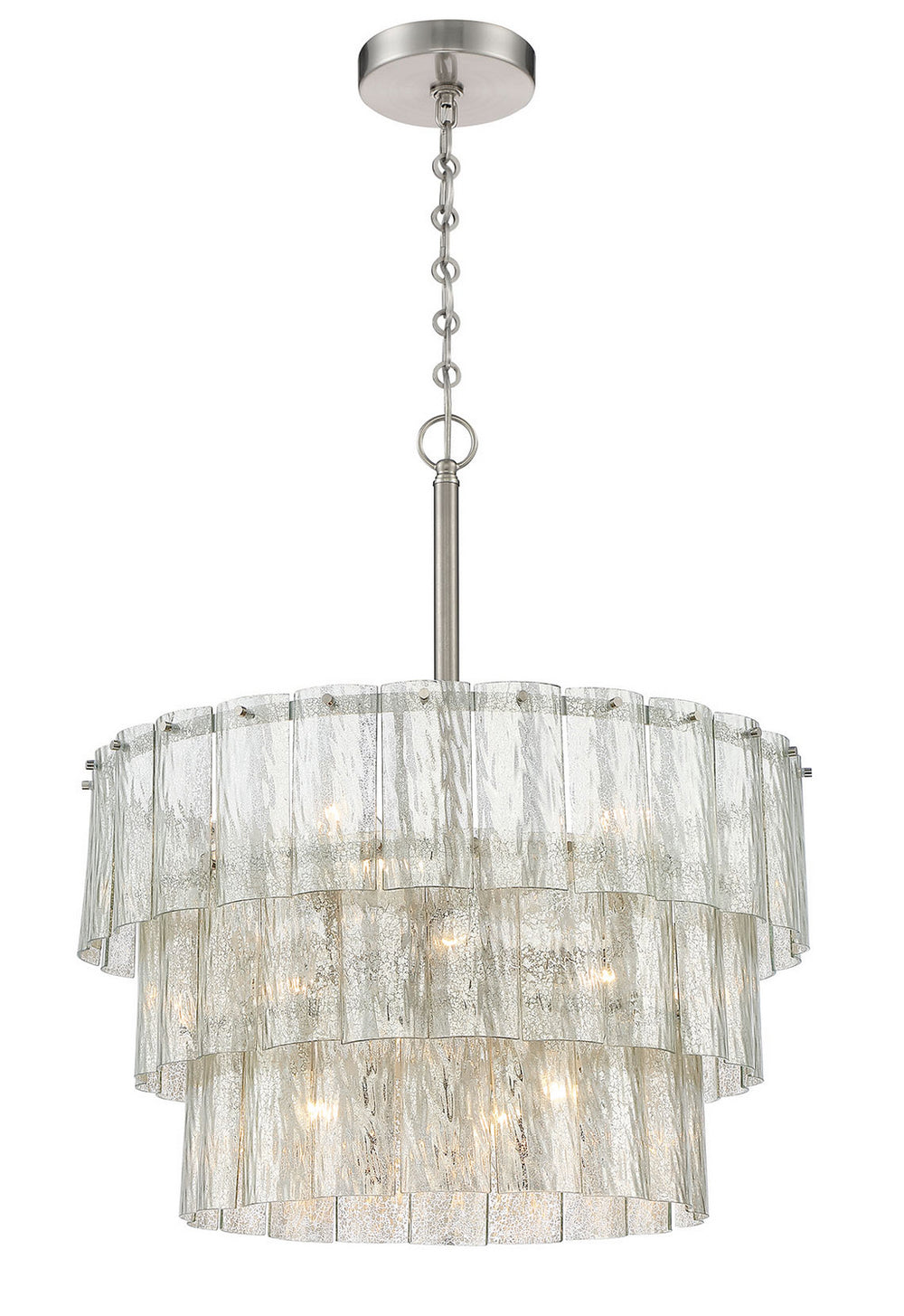 Craftmade Canada - 48696-BNK - Nine Light Pendant - Museo - Brushed Polished Nickel