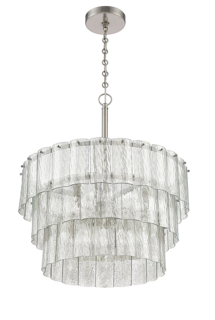 Craftmade Canada - 48696-BNK - Nine Light Pendant - Museo - Brushed Polished Nickel