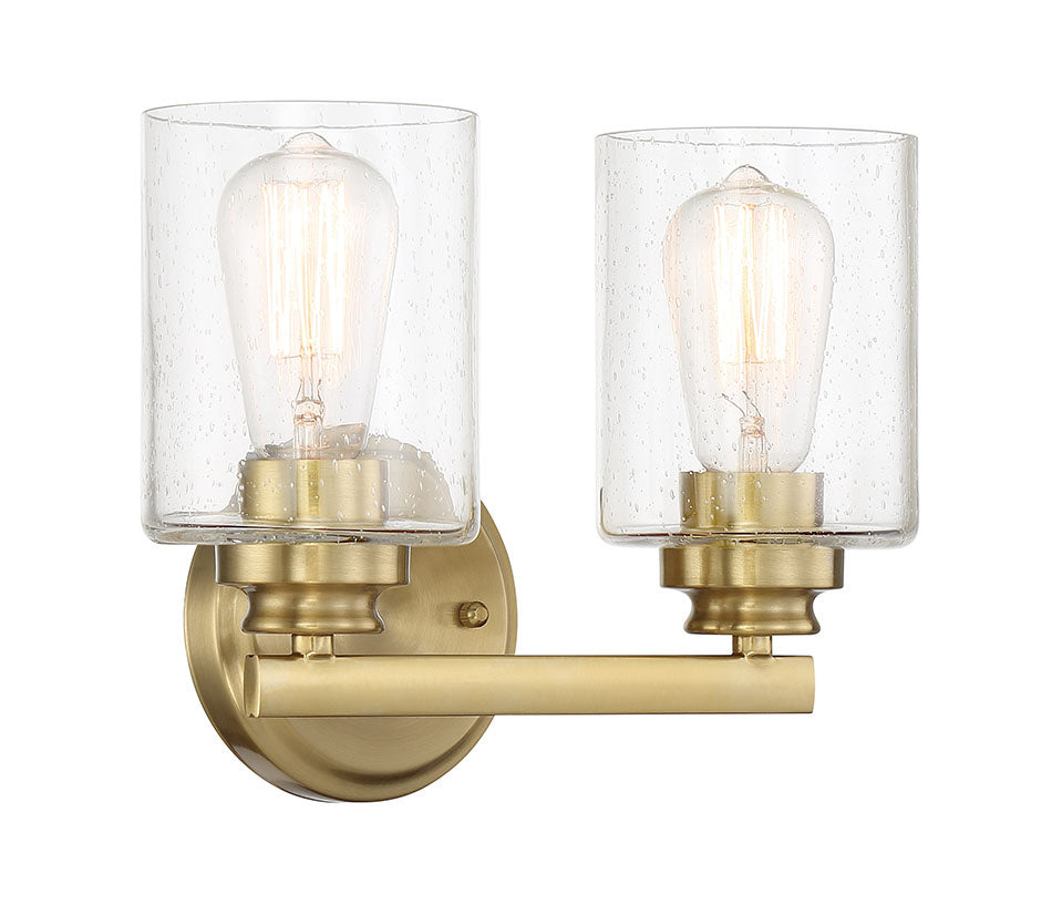 Craftmade Canada - 50502-SB - Two Light Vanity - Bolden - Satin Brass