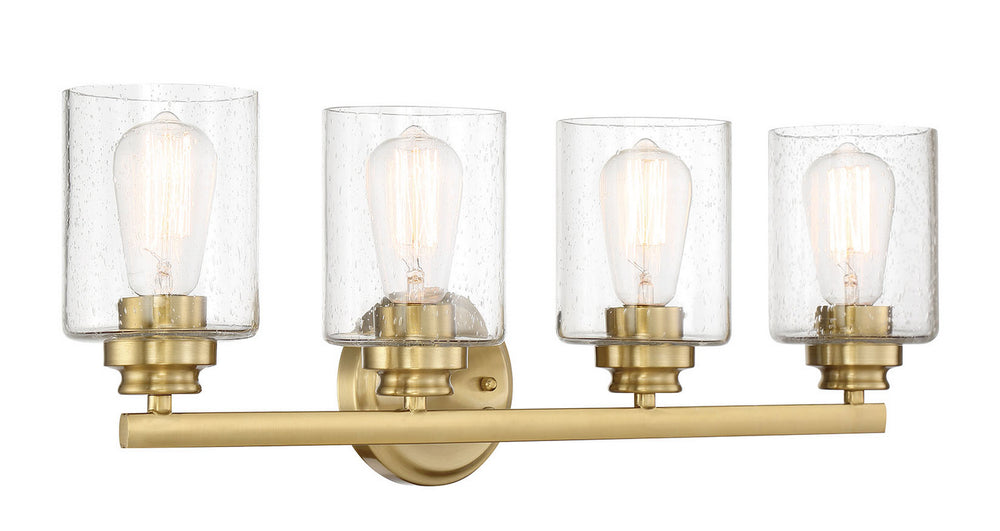 Craftmade Canada - 50504-SB - Four Light Vanity - Bolden - Satin Brass